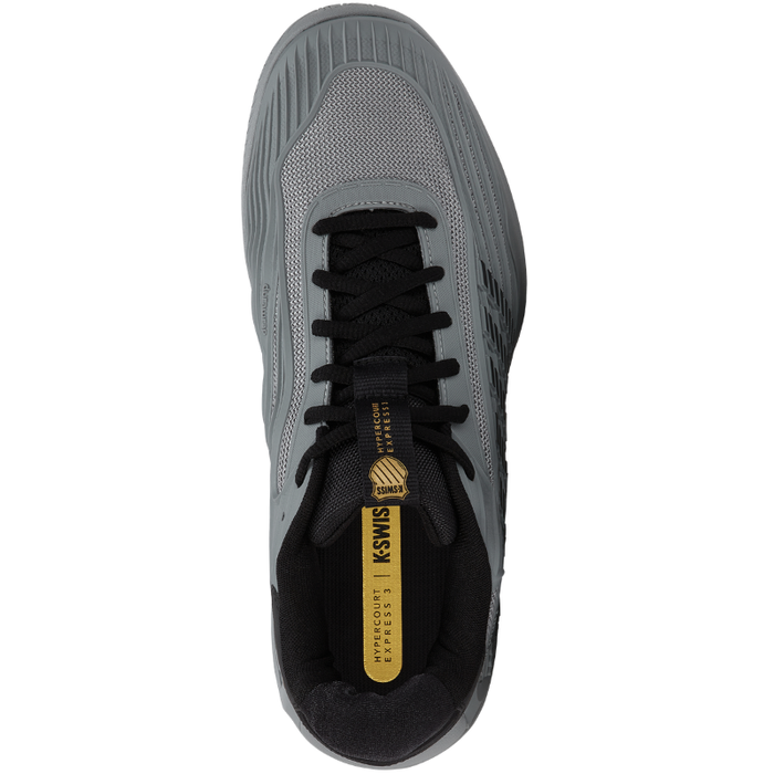 K Swiss 2026 HYPERCOURT EXPRESS 3 AC Mens Tennis Shoes - Ultimate Gray/Moonless Night/Gold