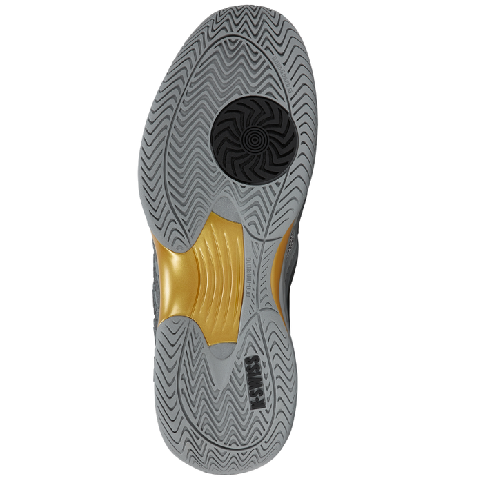 K Swiss 2026 HYPERCOURT EXPRESS 3 AC Mens Tennis Shoes - Ultimate Gray/Moonless Night/Gold