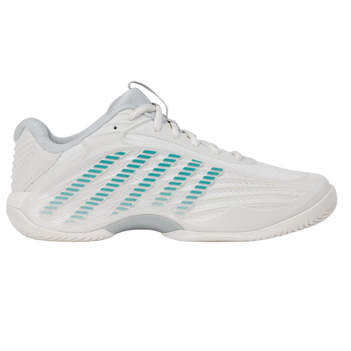 K Swiss 2026 HYPERCOURT EXPRESS 3 AC Womens Tennis Shoes - Blanc/Gray/Baltic