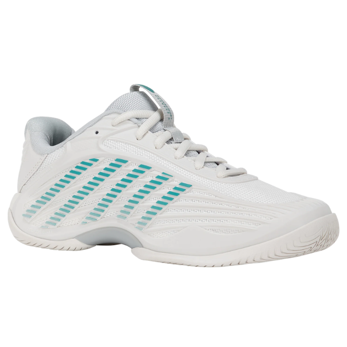 K Swiss 2026 HYPERCOURT EXPRESS 3 AC Womens Tennis Shoes - Blanc/Gray/Baltic