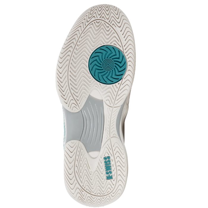 K Swiss 2026 HYPERCOURT EXPRESS 3 AC Womens Tennis Shoes - Blanc/Gray/Baltic