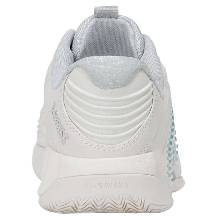 K Swiss 2026 HYPERCOURT EXPRESS 3 AC Womens Tennis Shoes - Blanc/Gray/Baltic