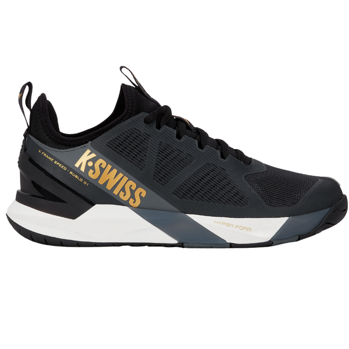 K Swiss 2026 K-Frame Speed Rublo AC Mens Tennis Shoes - Moonless Night/Blanc De Blank/Gold