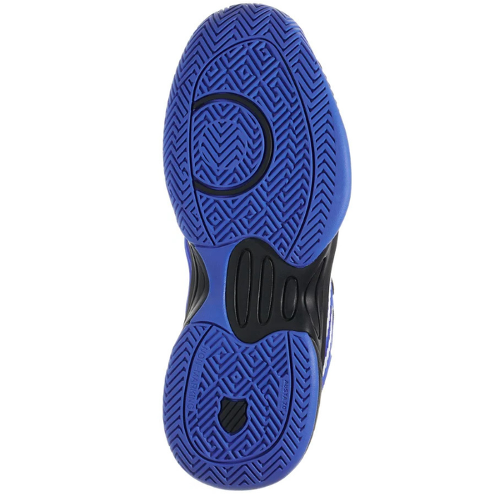 K Swiss Hypercourt Express 3 AC Junior Tennis Shoes - Dazzling Blue/Black/White