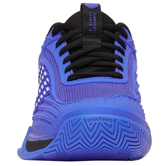 K Swiss Hypercourt Express 3 AC Junior Tennis Shoes - Dazzling Blue/Black/White