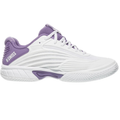 K Swiss Hypercourt Express 3 AC Junior Tennis Shoes - White/Lavander