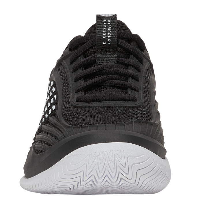 K Swiss Hypercourt Express 3 AC Womens Tennis Shoes - Black/White