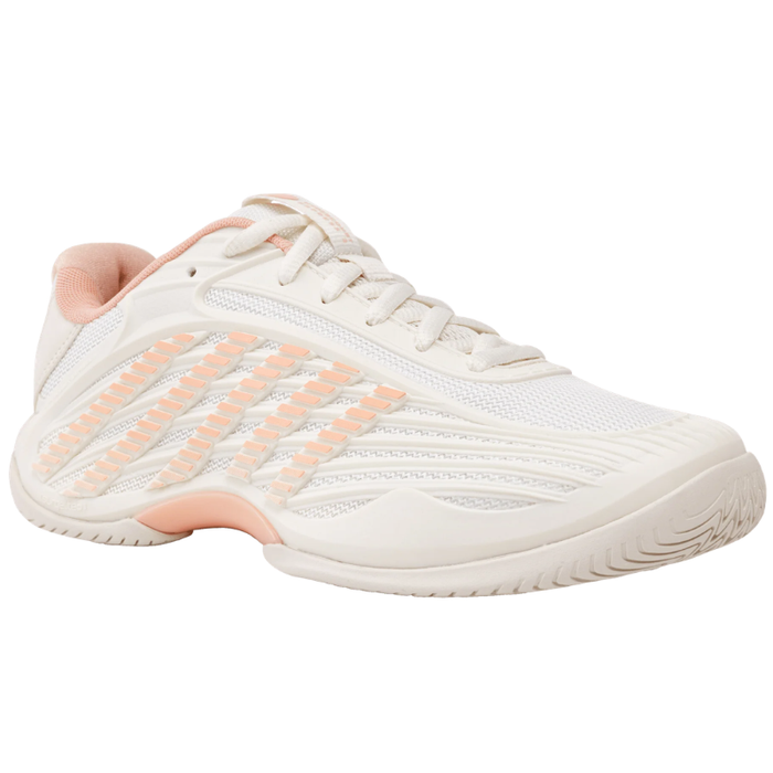 K Swiss Hypercourt Express 3 All Court Womens Tennis Shoes - Egret/Peach Parfait