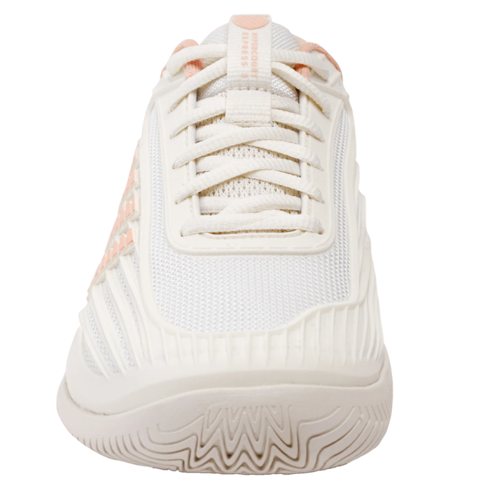 K Swiss Hypercourt Express 3 All Court Womens Tennis Shoes - Egret/Peach Parfait