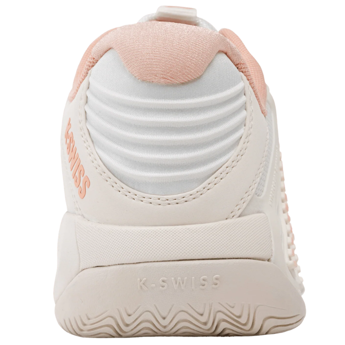 K Swiss Hypercourt Express 3 All Court Womens Tennis Shoes - Egret/Peach Parfait