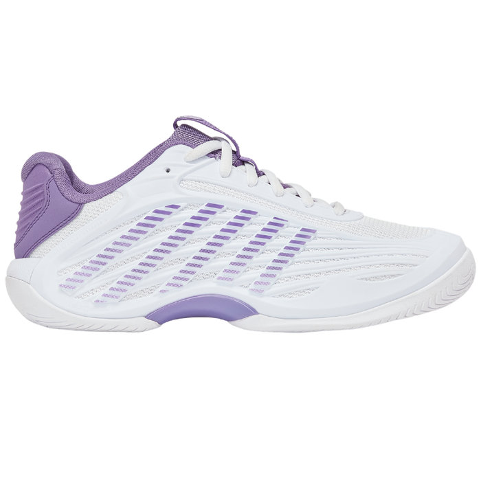 K Swiss Hypercourt Express 3 All Court Womens Tennis Shoes - White / Purple Haze / Lunar Rock