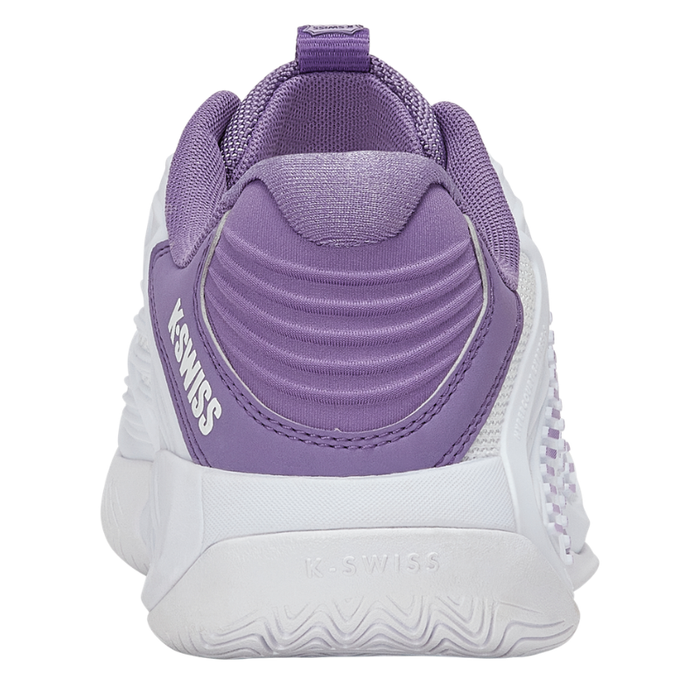 K Swiss Hypercourt Express 3 All Court Womens Tennis Shoes - White / Purple Haze / Lunar Rock