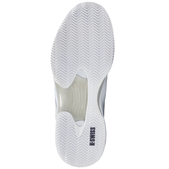 K Swiss Hypercourt Express 3 Clay Mens Tennis Shoes - White/Peacoat/Silver