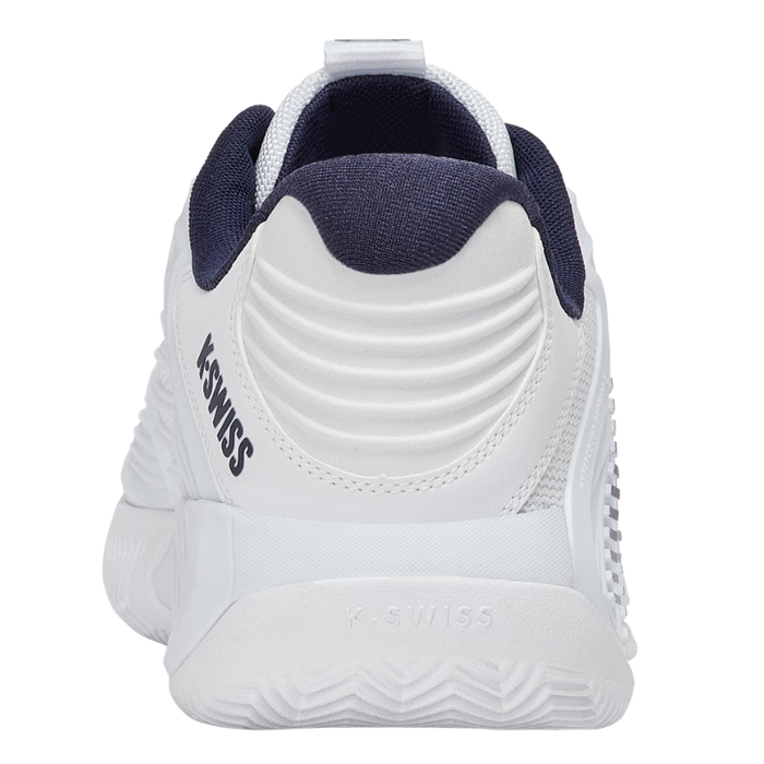 K Swiss Hypercourt Express 3 Clay Mens Tennis Shoes - White/Peacoat/Silver
