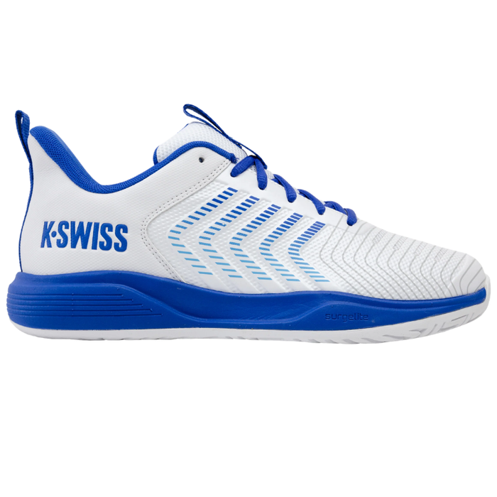 K Swiss Ultrashot Light All Court Mens Tennis Shoes - White/Dazzling Blue