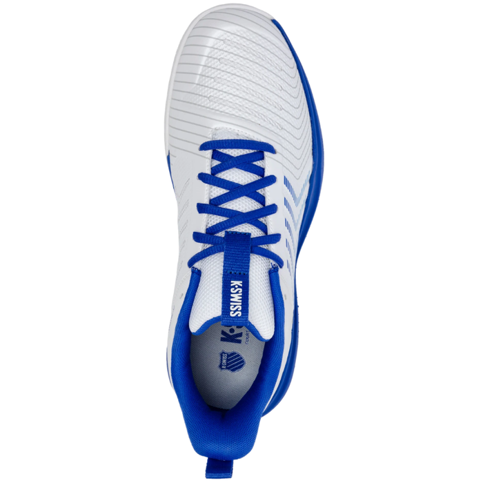 K Swiss Ultrashot Light All Court Mens Tennis Shoes - White/Dazzling Blue