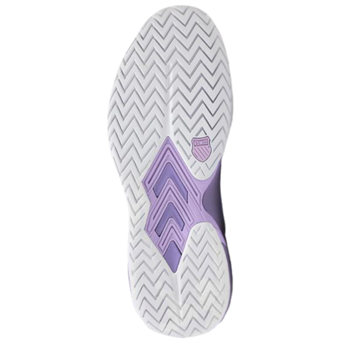 K Swiss Ultrashot Light All Court Womens Tennis Shoes - White/Purple Haze/Neon Lavender