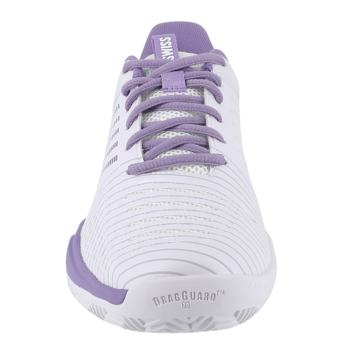 K Swiss Ultrashot Light All Court Womens Tennis Shoes - White/Purple Haze/Neon Lavender