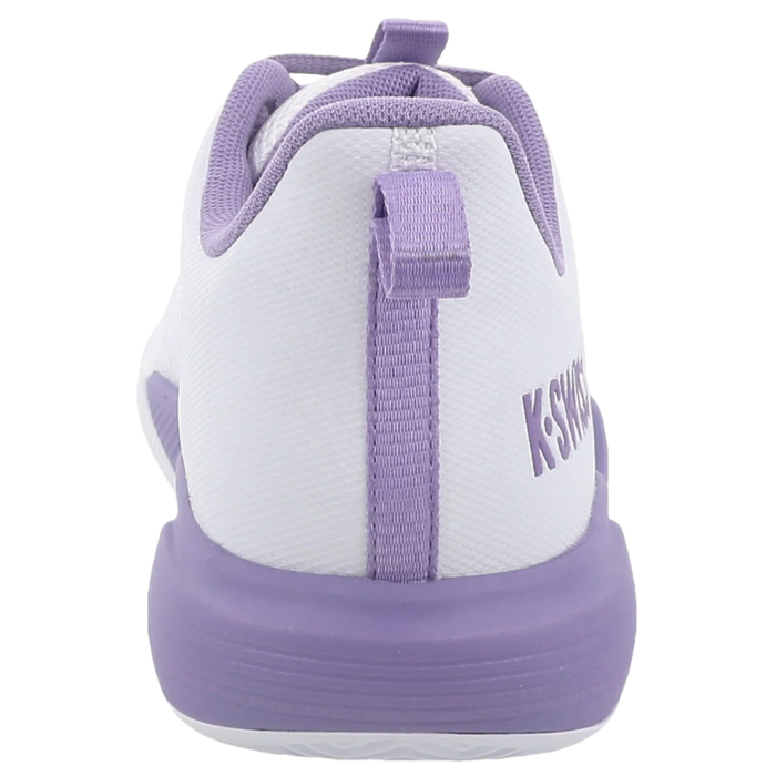 K Swiss Ultrashot Light Clay Womens Tennis Shoes - White/Purple Haze/Neon Lavender