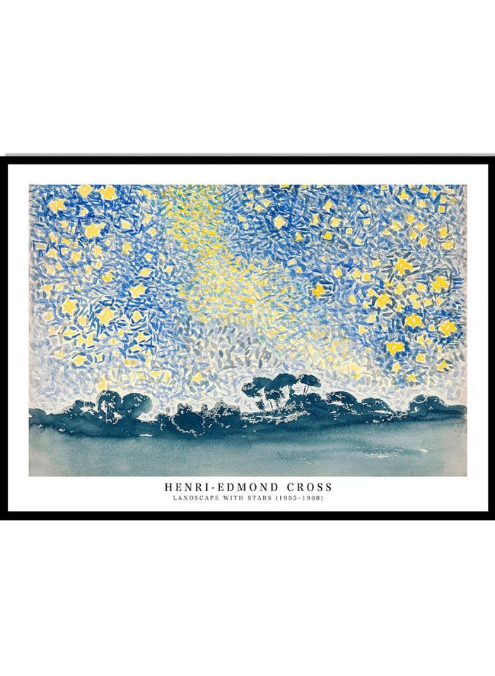 Landscape with Stars by Henri-Edmond Cross Print_Sugar & Canvas_Henri-Edmond Cross