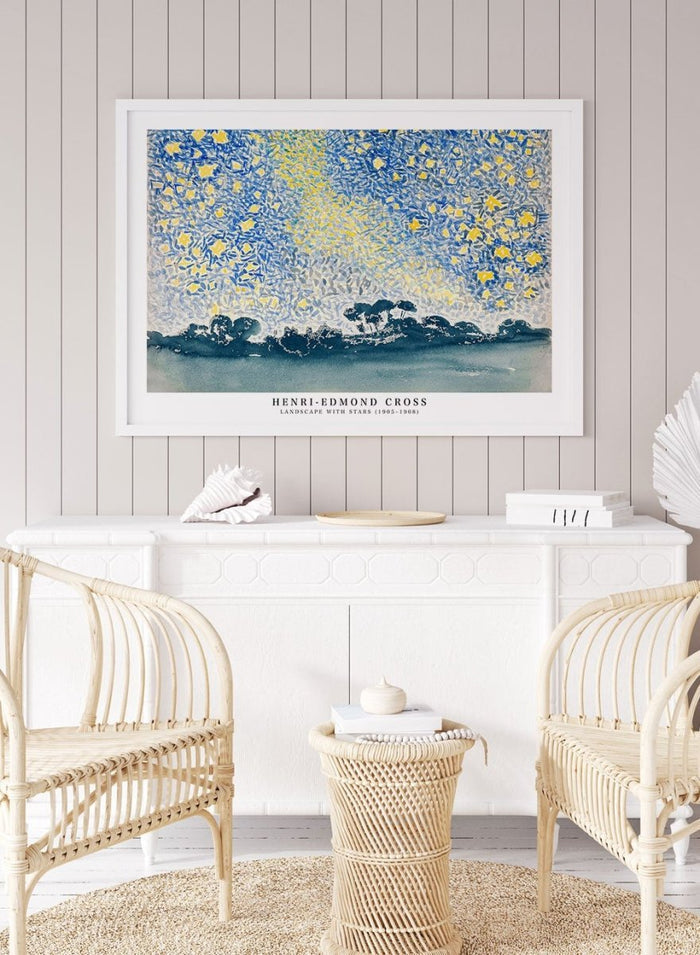 Landscape with Stars by Henri-Edmond Cross Print_Sugar & Canvas_Henri-Edmond Cross