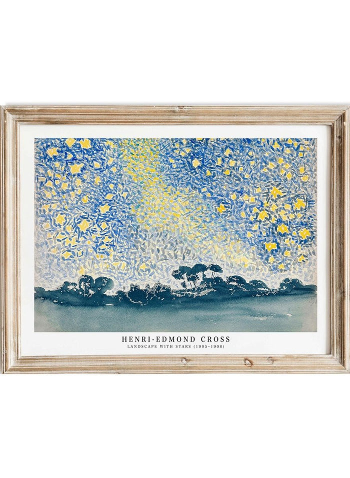 Landscape with Stars by Henri-Edmond Cross Print_Sugar & Canvas_Henri-Edmond Cross