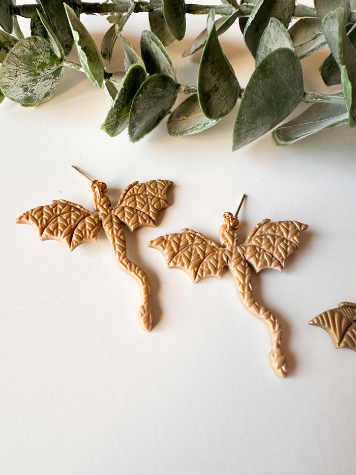 Large Dragon Earrings