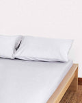 Lavish Sateen - Fitted Sheet Set - Grey - Ocoza