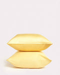 Lavish Sateen Pillowcase 2pcs - Gold