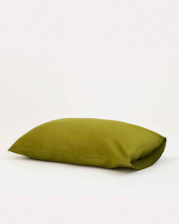 Lavish Sateen Pillowcase 2pcs - Green