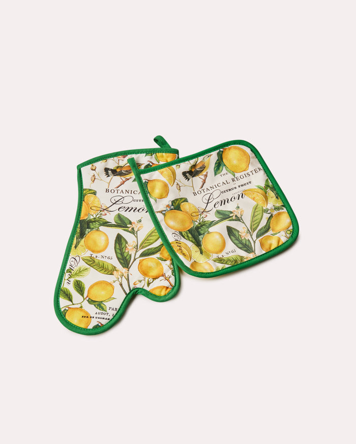 Lemon Oven Mitt - Yellow - Ocoza