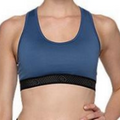 Asics Logo Women Tennis Sports Bra - Magnetic Blue