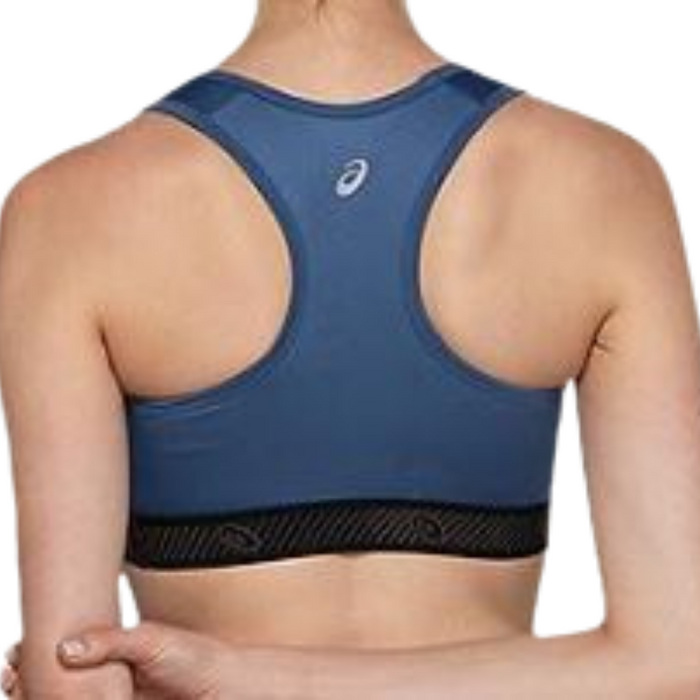 Asics Logo Women Tennis Sports Bra - Magnetic Blue