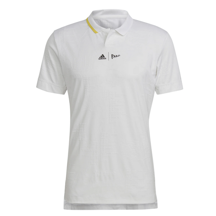 Adidas London Free Lift Tennis Polo Shirt - White