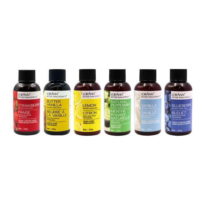 LorAnn Baker's Bundle Emulsion Variety Pack variety pack bottles