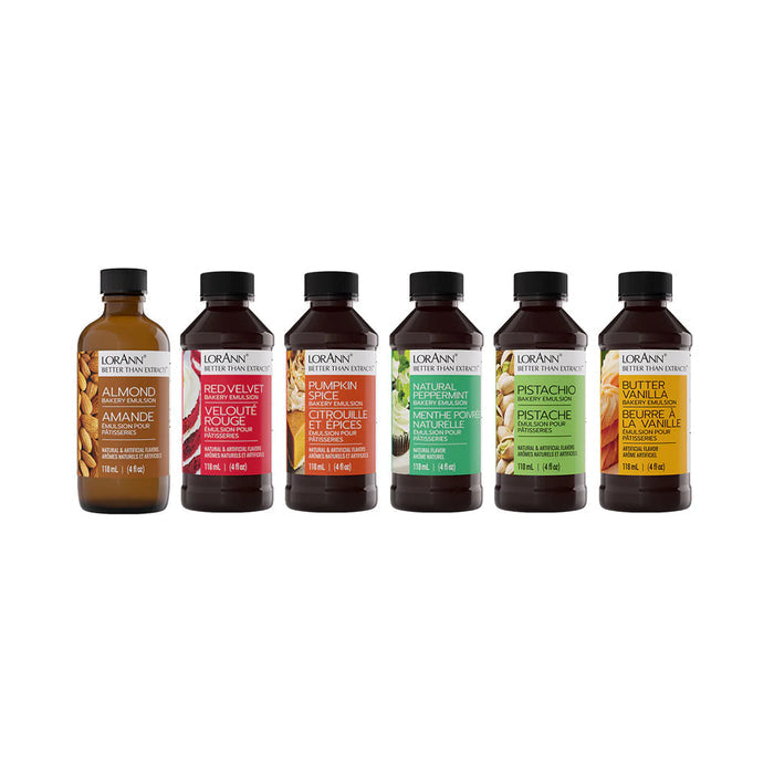 LorAnn Baker's Holiday Emulsion Variety Pack variety pack bottles