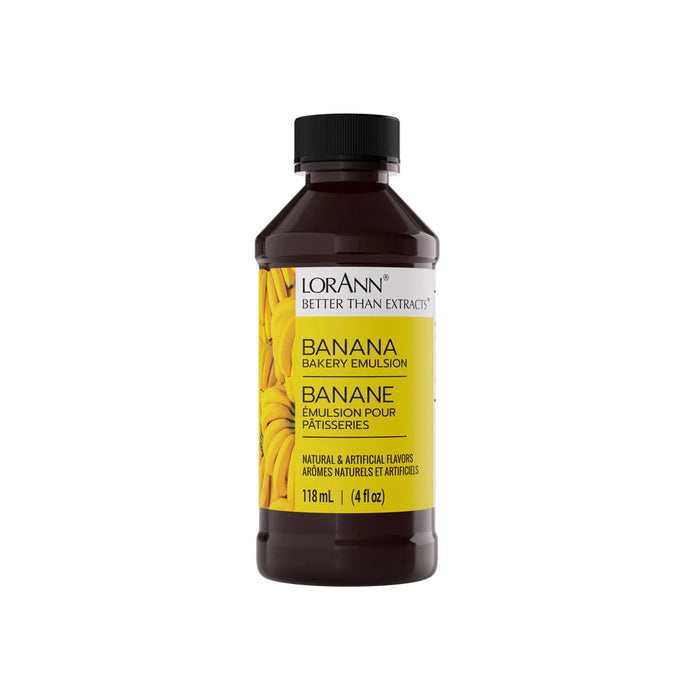 LorAnn Banana Bakery Emulsion 4 oz water-based bottle