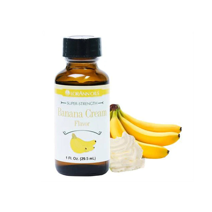 LorAnn Banana Cream Super Strength Flavor 1 oz water-soluble bottle