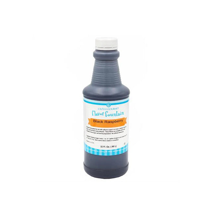 LorAnn Black Raspberry Flavor Fountain ice cream flavoring 1 quart bottle