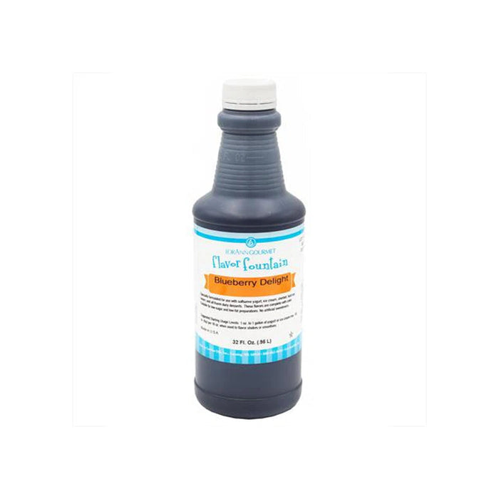 LorAnn Blueberry Delight Flavor Fountain ice cream flavoring 1 quart bottle