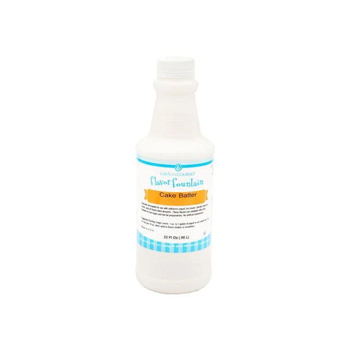 LorAnn Cake Batter Flavor Fountain ice cream flavoring 1 quart bottle