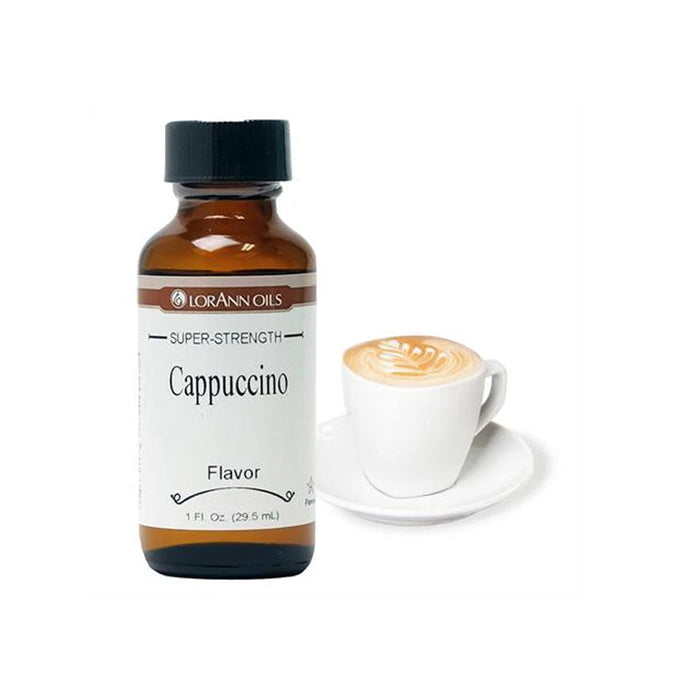 LorAnn Cappuccino Super Strength Flavor 1 oz bottle