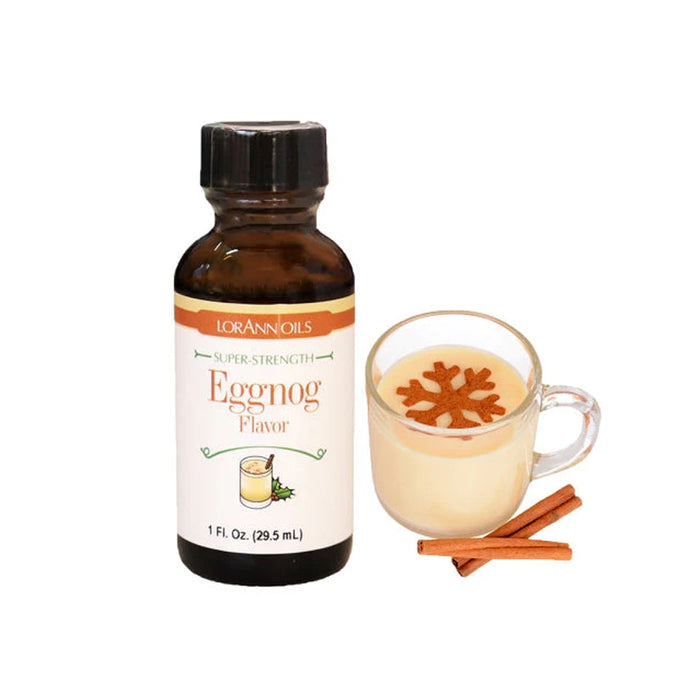 LorAnn Eggnog Super Strength Flavor 1 oz water-soluble bottle