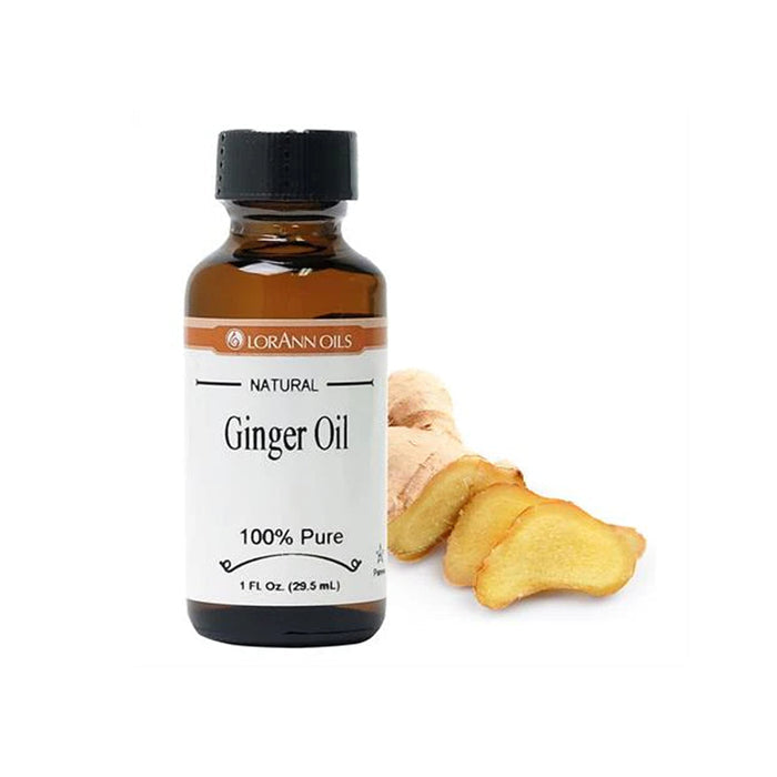 LorAnn Natural Ginger Oil 100 percent pure essential oil 1 oz bottle
