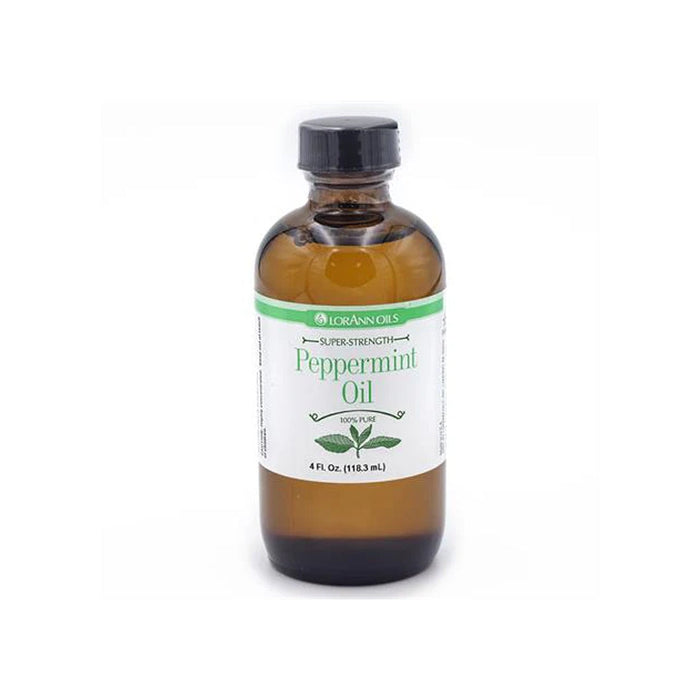 LorAnn Natural Peppermint Oil 100 percent pure essential oil 4 oz bottle