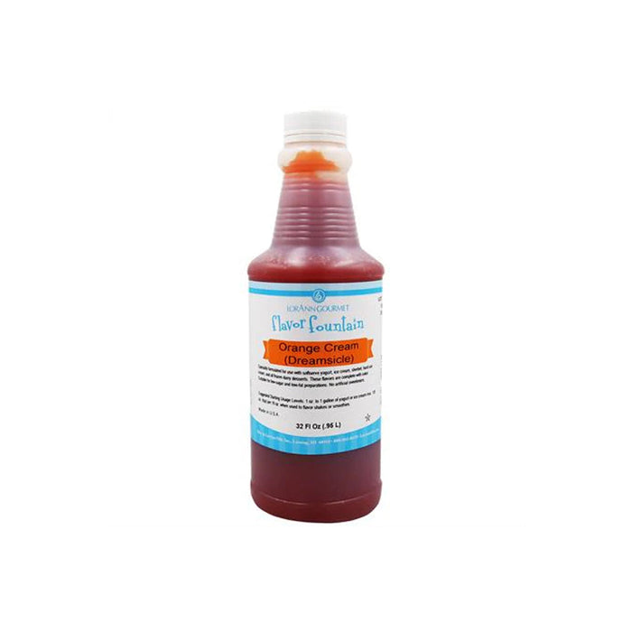LorAnn Orange Cream Dreamsicle Flavor Fountain ice cream flavoring 1 quart bottle