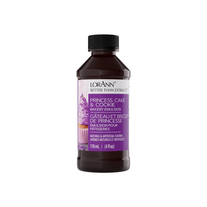 LorAnn Princess Cake & Cookie Bakery Emulsion 4 oz water-based bottle