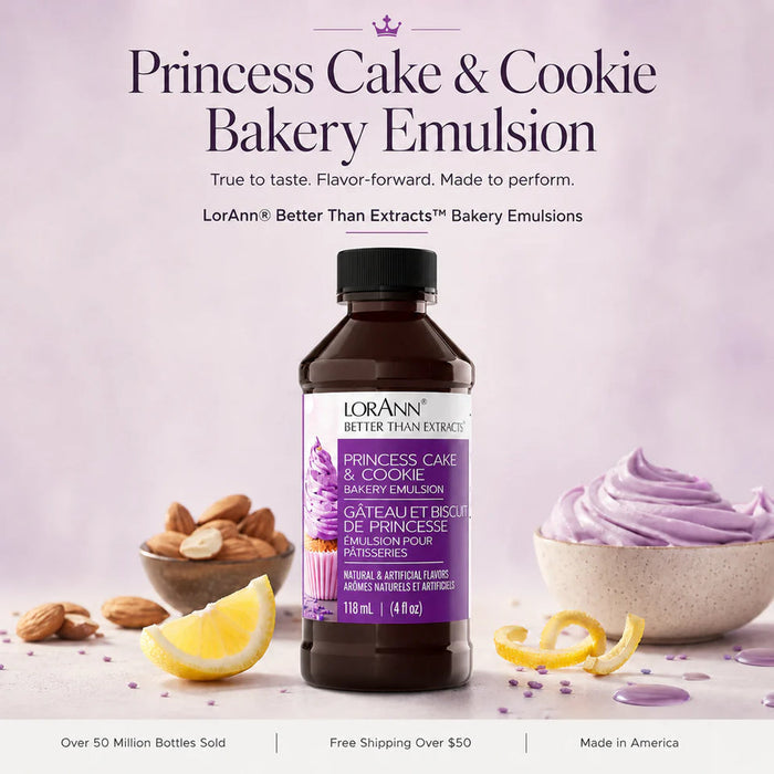 LorAnn Oils Princess Cake & Cookie Bakery Emulsion – 4 oz