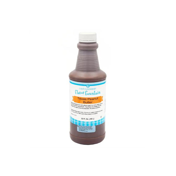 LorAnn Texas Peanut Butter Flavor Fountain ice cream flavoring 1 quart bottle
