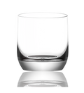 Lucaris double rocks crystal glasses with personalized engraved logo or initials